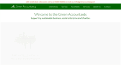 Desktop Screenshot of greenaccountancy.com